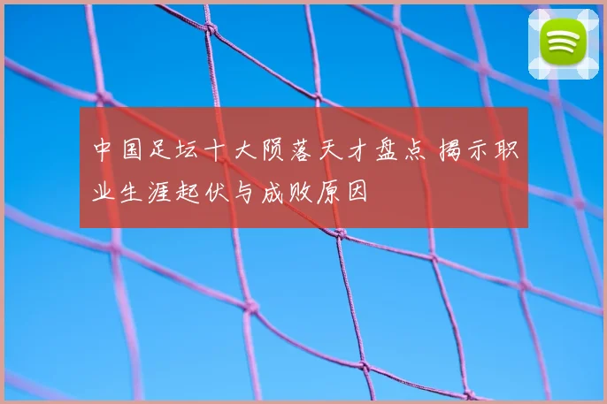 中国足坛十大陨落天才盘点 揭示职业生涯起伏与成败原因